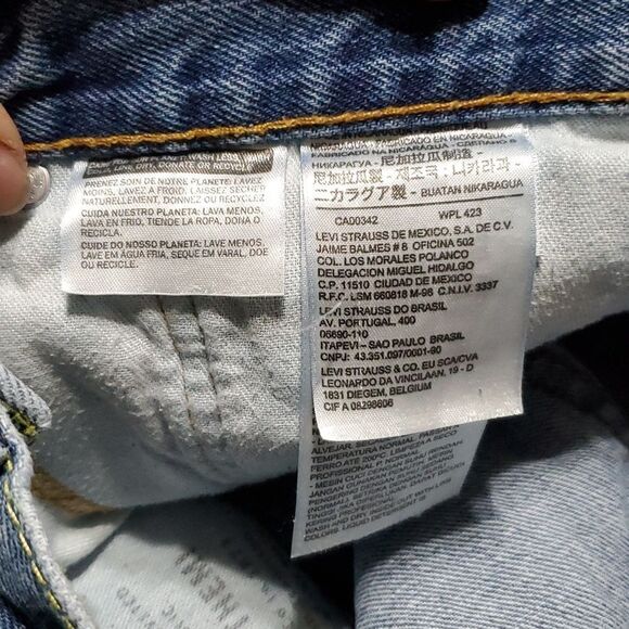 505 REGULAR FIT STRAIGHT LEG JEANS 34/36 - Picture 8 of 11